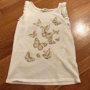 Girls Butterfly shirt Size 8-10 years